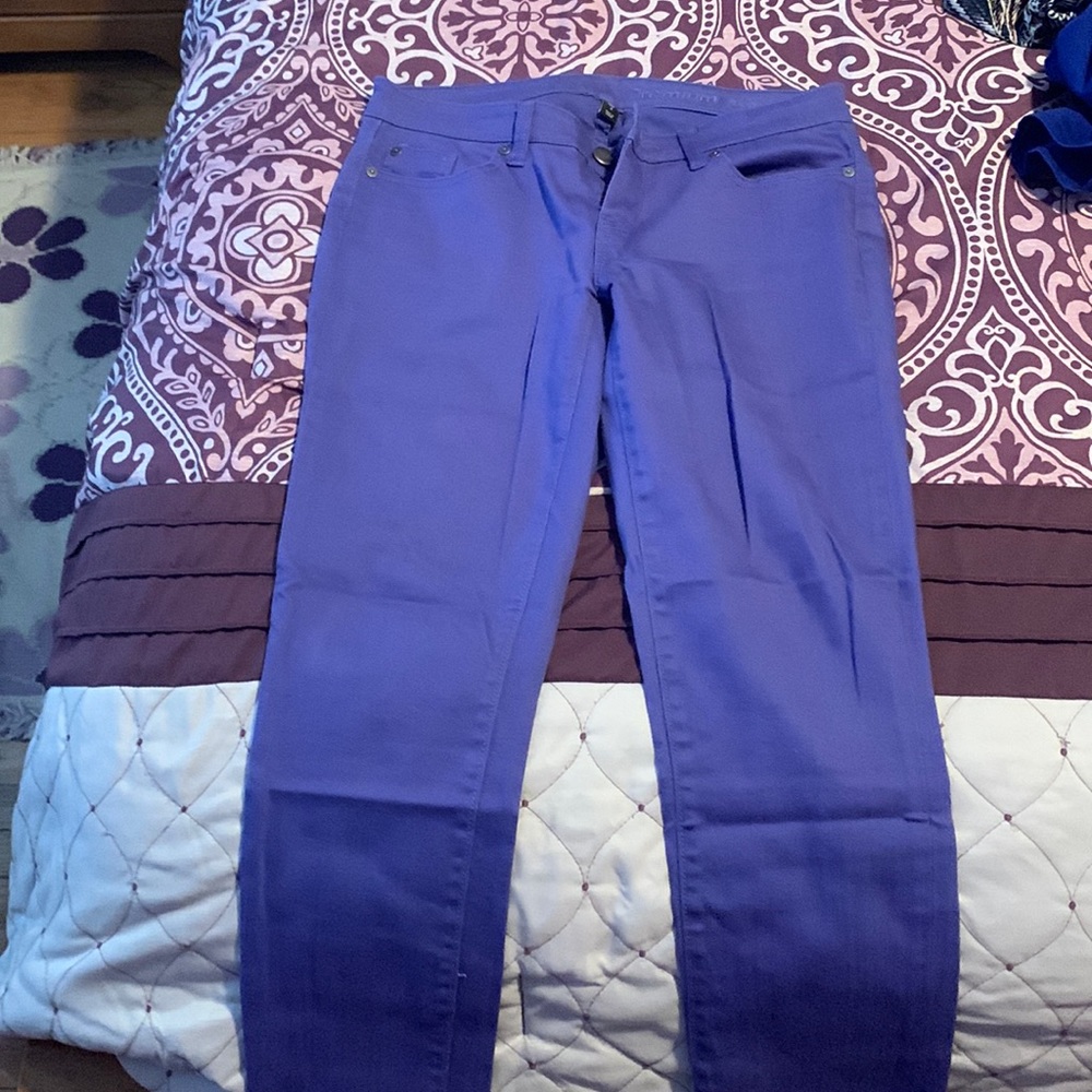 Gap Skinny Ankle purple jeans